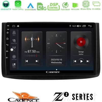Cadence Z2 Series 8Core Android14 4+64GB  Chevrolet Aveo 2006-2010 Navigation Multimedia Tablet 9