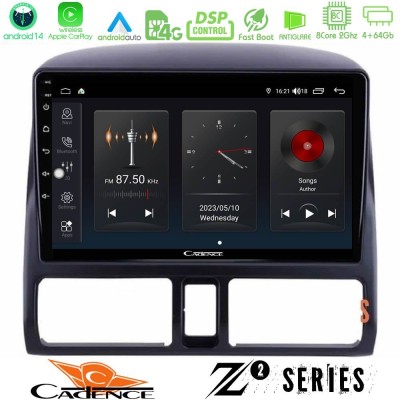 Cadence Z2 Series 8Core Android14 4+64GB  Honda CRV 2002-2006 Navigation Multimedia Tablet 9