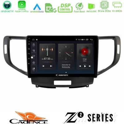 Cadence Z2 Series 8Core Android14 4+64GB  Honda Accord 2008-2015 Navigation Multimedia Tablet 9