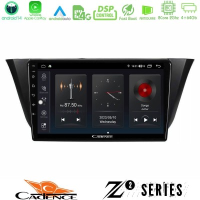 Cadence Z2 Series 8Core Android14 4+64GB Iveco Daily 2014-2025 Navigation Multimedia Tablet 9