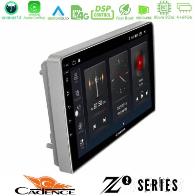 Cadence Z2 Series 8Core Android14 4+64GB  Opel Astra/Corsa/Antara/Zafira Navigation Multimedia Tablet 9