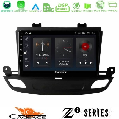 Cadence Z2 Series 8Core Android14 4+64GB  Opel Insignia 2 2017-2020 Navigation Multimedia Tablet 9