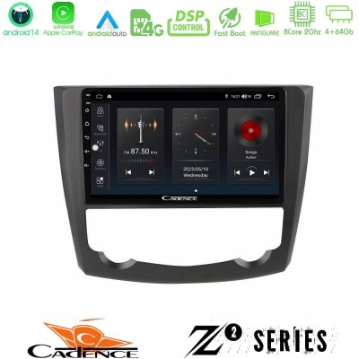 Cadence Z2 Series 8Core Android14 4+64GB  Renault Kadjar Navigation Multimedia Tablet 9