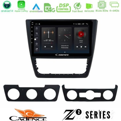 Cadence Z2 Series 8Core Android14 4+64GB  Skoda Yeti 2009-> Navigation Multimedia Tablet 10