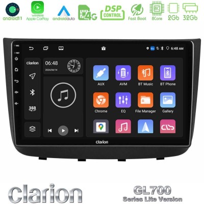 Clarion GL700 Lite Series Mercedes Vito/Viano 2003-2006 8Core Android11 2+32GB Navigation Multimedia Tablet 10