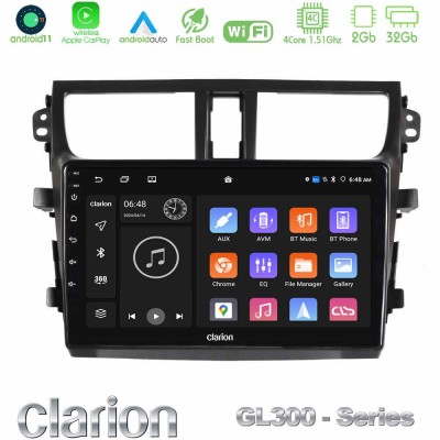 Clarion GL300 Series Suzuki Celerio 2014-2020 4Core Android11 2+32GB Navigation Multimedia Tablet 9