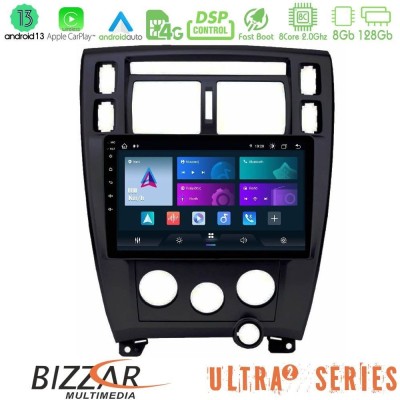 Bizzar 4T Series Hyundai Getz 2002-2009 4Core Android13 2+32GB Navigation Multimedia Tablet 10