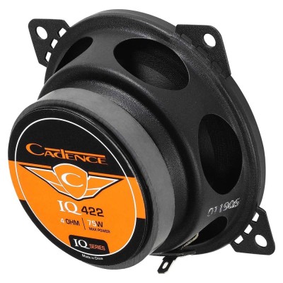 Cadence IQ422 2-Way Coaxial Car Audio Speakers | 30W RMS, 75W Peak Power