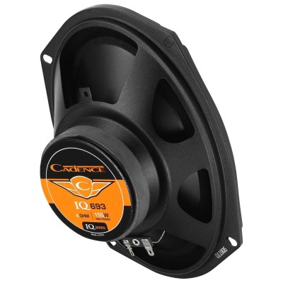 Cadence IQ693 6″x9″ 3-Way Coaxial Car Audio Speakers | 60W RMS, 150W Peak Power