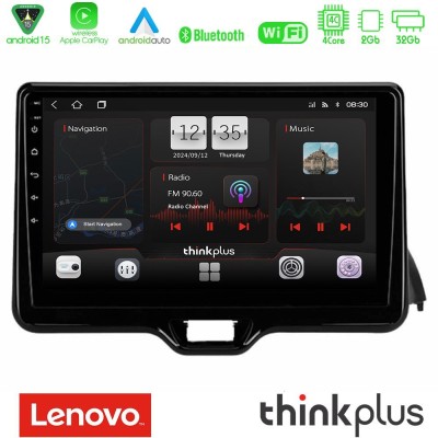 Lenovo Thinkplus Series 4Core Android15 2+32GB  Toyota Yaris 2020-> Navigation Multimedia Tablet 9