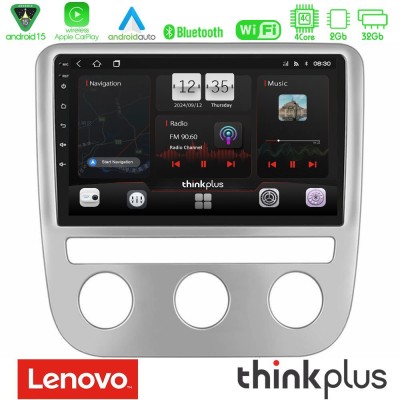 Lenovo Thinkplus Series 4Core Android15 2+32GB  VW Scirocco 2008-2014 Navigation Multimedia Tablet 9