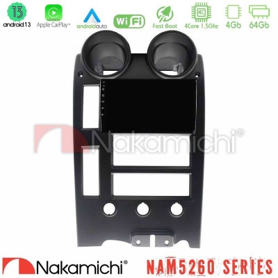 Nakamichi NAM5260 Series Hummer H2 2002-2007 4Core Android13 4+64GB Navigation Multimedia Tablet 9