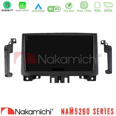 Nakamichi NAM5260 Series Mercedes Sprinter/VW Crafter 2006-2018 4Core Android13 4+64GB Navigation Multimedia Tablet 9