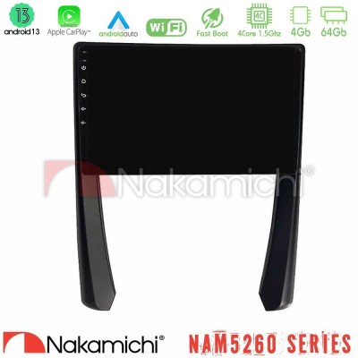 Nakamichi NAM5260 Series 4Core Android13 4+64GB Porsche 911/Cayman/Boxster Navigation Multimedia Tablet 9
