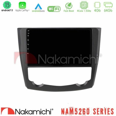 Nakamichi NAM5260 Series 4Core Android13 4+64GB Renault Kadjar Navigation Multimedia Tablet 9