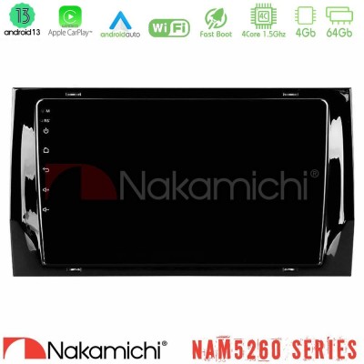 Nakamichi NAM5260 Series 4Core Android13 4+64GB Skoda Kodiaq/Karoq 2017-> Navigation Multimedia Tablet 10