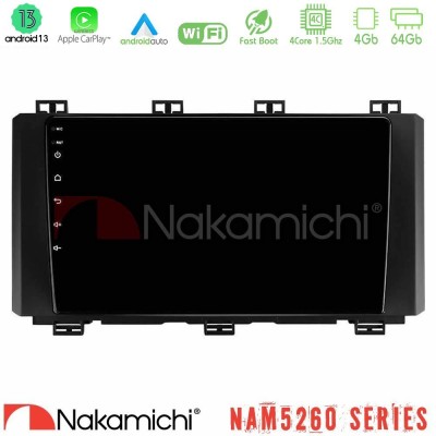 Nakamichi NAM5260 Series 4Core Android13 4+64GB Seat Ateca 2017-2021 Navigation Multimedia Tablet 9