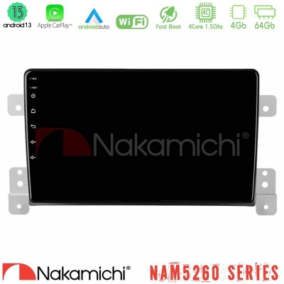 Nakamichi NAM5260 Series 4Core Android13 4+64GB Suzuki Grand Vitara Navigation Multimedia Tablet 9