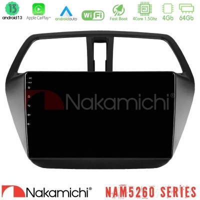 Nakamichi NAM5260 Series 4Core Android13 4+64GB Suzuki SX4 S-Cross Navigation Multimedia Tablet 9