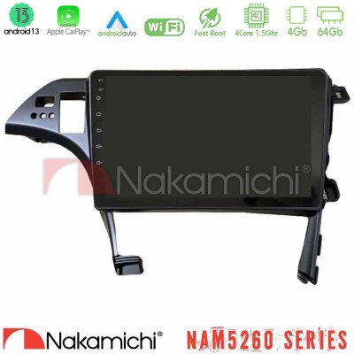 Nakamichi NAM5260 Series 4Core Android13 4+64GB Toyota Prius 2010-2015 Navigation Multimedia Tablet 10
