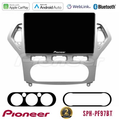 Pioneer SPH-PF97BT Series    Ford Mondeo 2007-2010 AUTO A/C Multimedia Station 9