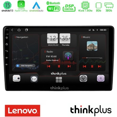 Lenovo Thinkplus Series Universal 4Core Android15 2+32GB Navigation Multimedia Tablet 9
