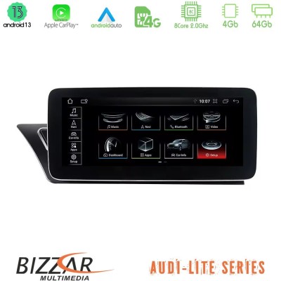 Bizzar Lite Series Audi A4/A5 (B8) 2008-2015 (με MMI3G) Android13 8Core (4+64GB) Navigation Multimedia 10.25