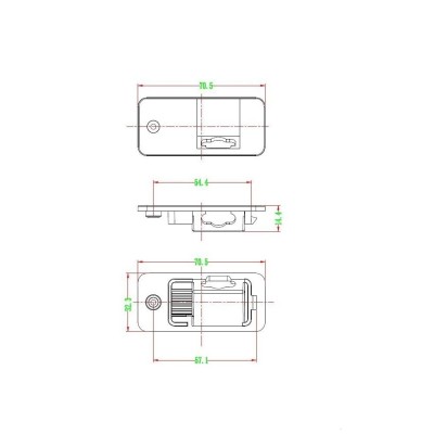 Bizzar Audi A4 (B6/B7) Κάμερα Οπισθοπορείας