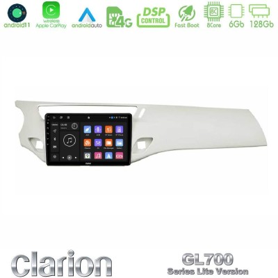 Clarion GL700 Lite Series 8Core Android11 6+128GB Citroen C3 2009-2016 Navigation Multimedia Tablet 9