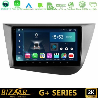 Bizzar G+ Series Seat Leon 8core Android14 6+128GB Navigation Multimedia Tablet 9
