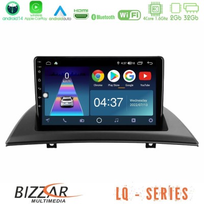Bizzar LQ Series 4Core Android14 2+32GB BMW E83 Navigation Multimedia Tablet 9
