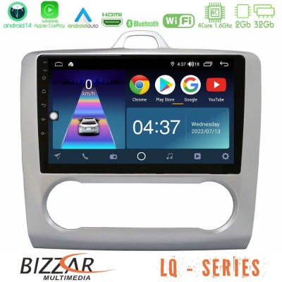 Bizzar LQ Series 4Core Android14 2+32GB Ford Focus Auto AC Navigation Multimedia Tablet 9