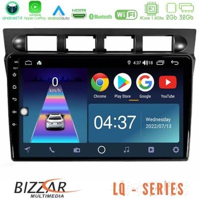 Bizzar LQ Series 4Core Android14 2+32GB Kia Picanto 2004-2007 Navigation Multimedia Tablet 9