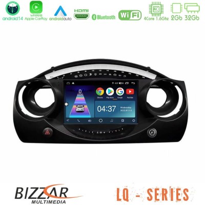 Bizzar LQ Series 4Core Android14 2+32GB Mini Cooper R50 Navigation Multimedia Tablet 9