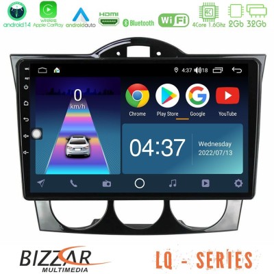 Bizzar LQ Series 4Core Android14 2+32GB Mazda RX8 2003-2008 Navigation Multimedia Tablet 9