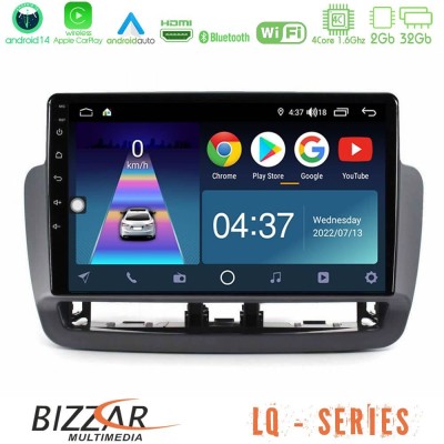Bizzar LQ Series 4Core Android14 2+32GB Seat Ibiza 2012-2015 Navigation Multimedia Tablet 9