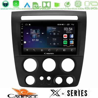 Cadence X Series Hummer H3 2005-2009 8core Android 14 4+64GB Navigation Multimedia Tablet 9