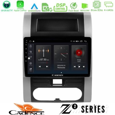 Cadence Z2 Series 8Core Android14 4+64GB  Nissan X-Trail T31 Navigation Multimedia Tablet 10