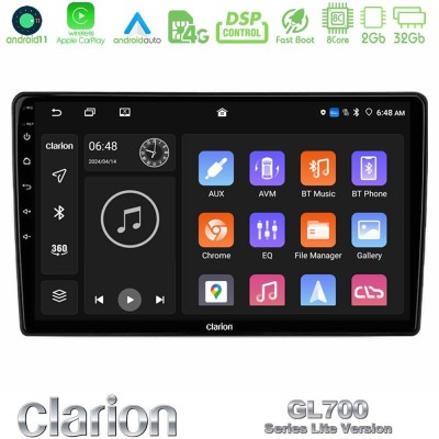 Clarion GL700 Lite Series Kia Ceed 2007-2009 8Core Android11 2+32GB Navigation Multimedia Tablet 9