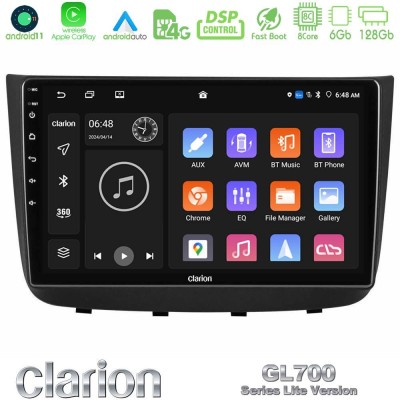 Clarion GL700 Lite Series Mercedes Vito/Viano 2003-2006 8Core Android11 6+128GB Navigation Multimedia Tablet 10