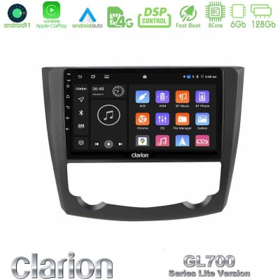Clarion GL700 Lite Series 8Core Android11 6+128GB Renault Kadjar Navigation Multimedia Tablet 9