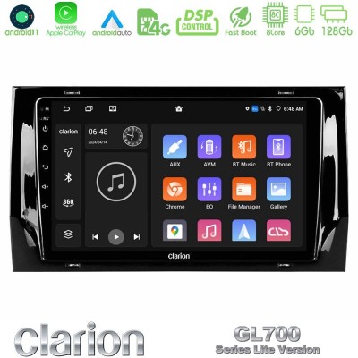 Clarion GL700 Lite Series 8Core Android11 6+128GB Skoda Kodiaq/Karoq 2017-> Navigation Multimedia Tablet 10