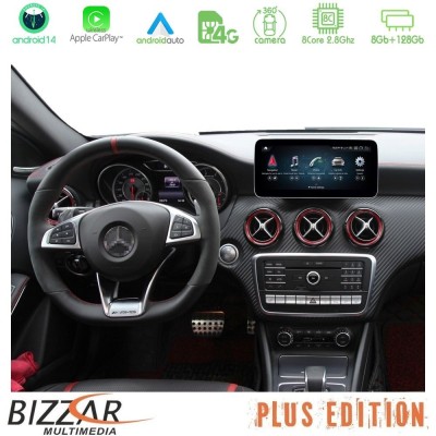 Bizzar Plus Edition Mercedes C/GLC Class NTG5 Android14 (8+128GB) Navigation Multimedia 10.25
