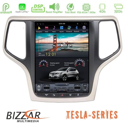 Bizzar Jeep Grand Cherokee (4+32GB) 2014-2019 Tesla Multimedia Station 10.4