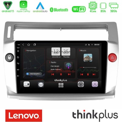 Lenovo Thinkplus Series 4Core Android15 2+32GB  Citroen C4 2004-2010 Navigation Multimedia Tablet 9