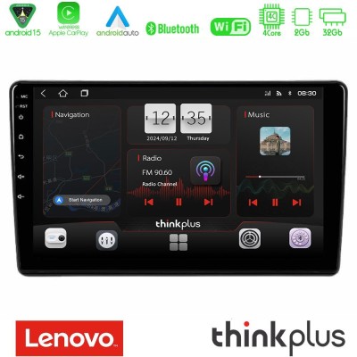 Lenovo Thinkplus Series 4Core Android15 2+32GB  Peugeot Partner / Citroën Berlingo 2008-2018 Navigation Multimedia Tablet 9
