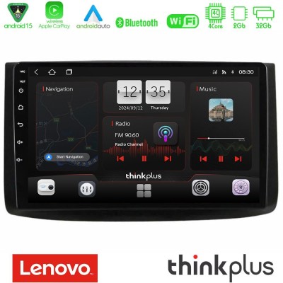 Lenovo Thinkplus Series 4Core Android15 2+32GB  Chevrolet Aveo 2006-2010 Navigation Multimedia Tablet 9