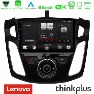 Lenovo Thinkplus Series 4Core Android15 2+32GB  Ford Focus 2012-2018 Navigation Multimedia Tablet 9