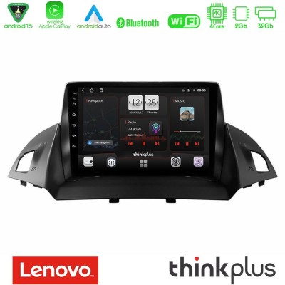 Lenovo Thinkplus Series 4Core Android15 2+32GB  Ford C-Max/Kuga Navigation Multimedia Tablet 9
