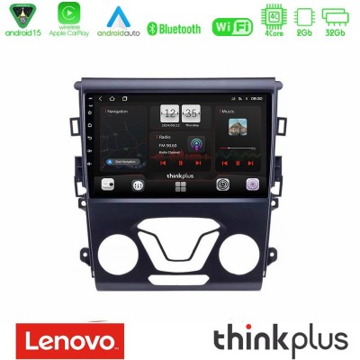 Lenovo Thinkplus Series 4Core Android15 2+32GB  Ford Mondeo 2014-2017 Navigation Multimedia Tablet 9